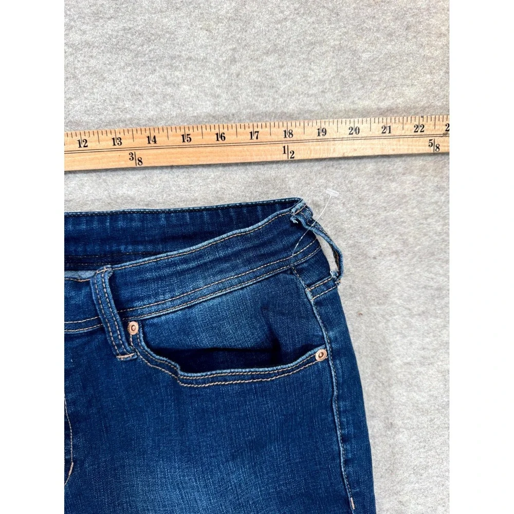 American Rag Cie Mens 36x30 Blue Denim Medium Wash Straight Leg Stretch Jeans